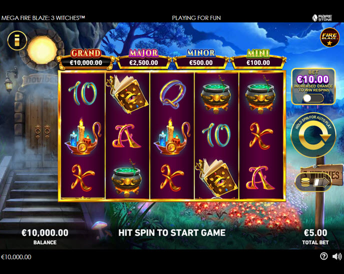 Mega Fire Blaze: 3 Witches