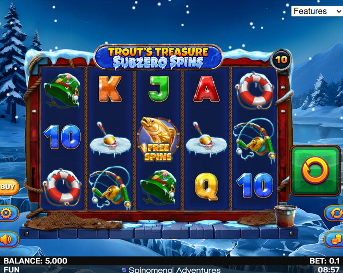 Trout's Treasure Subzero Spins
