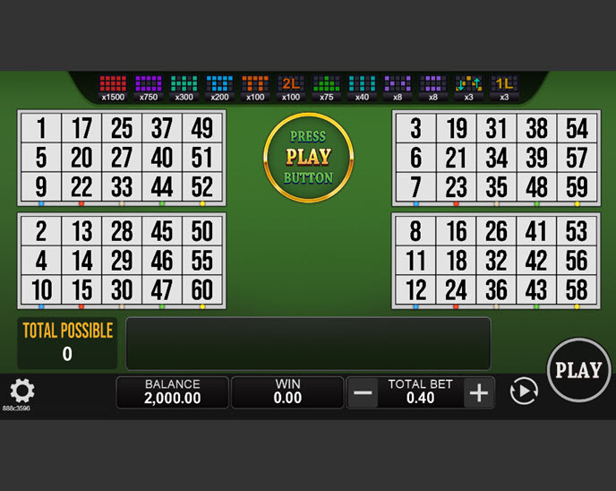 Bingo Bonanza (Yellow Bat)