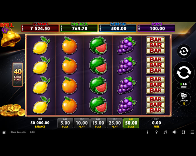 Black Seven Bell Link