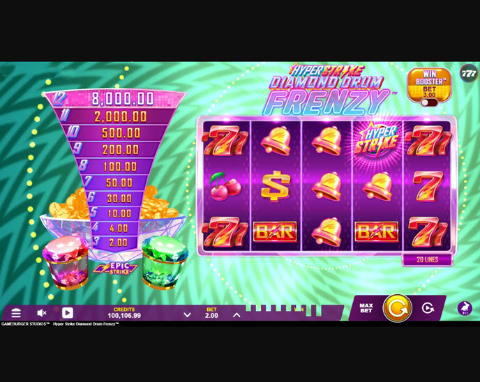 Hyper Strike Diamond Drum Frenzy