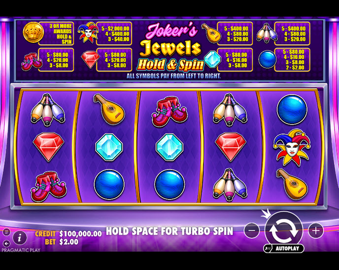 Joker’s Jewels Hold & Spin