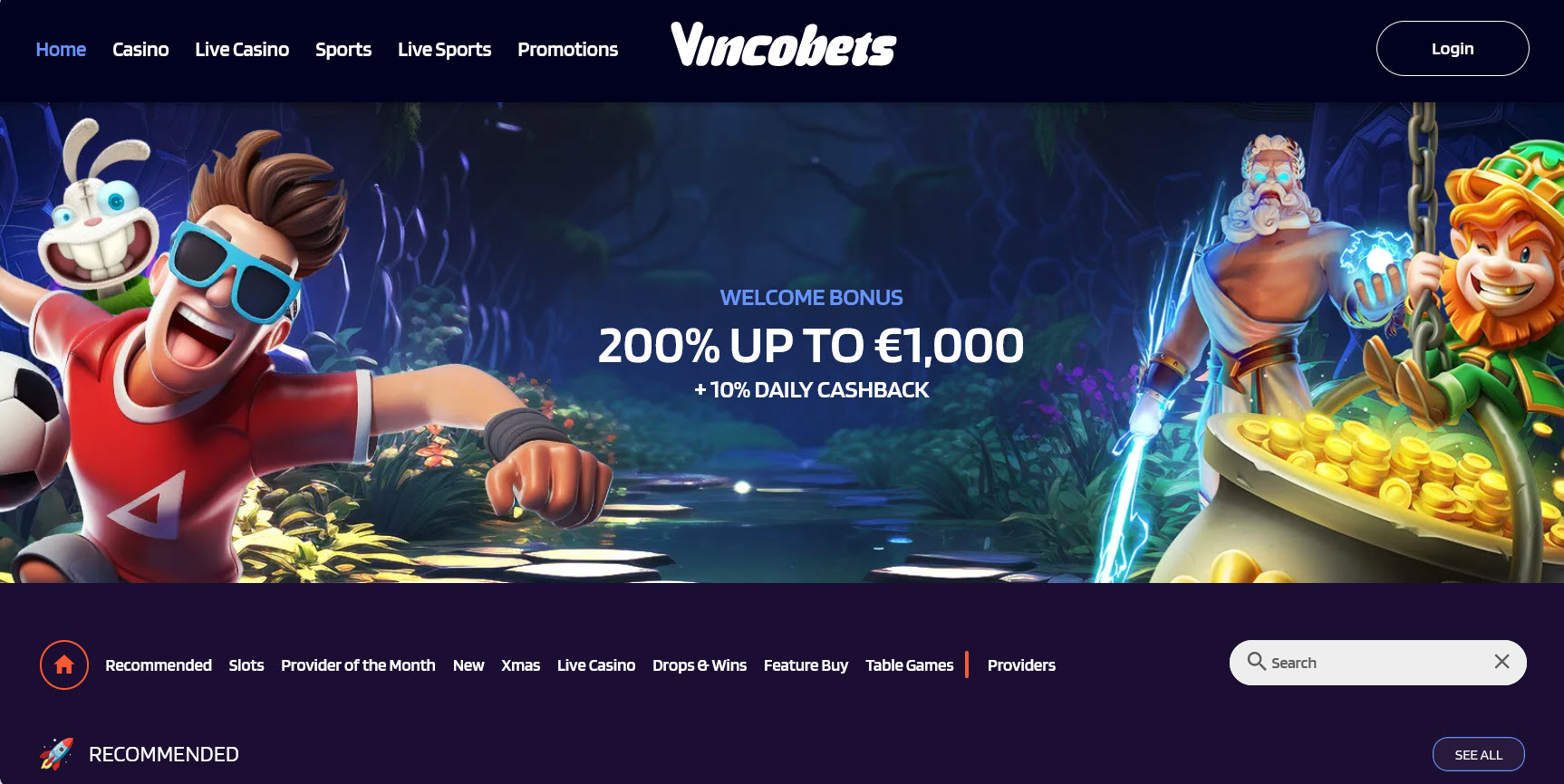 Vincobets Casino