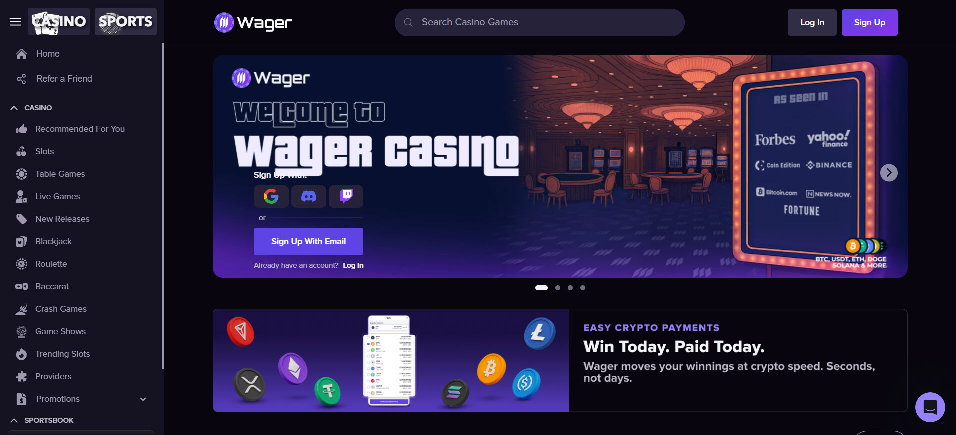 Wager.io Casino