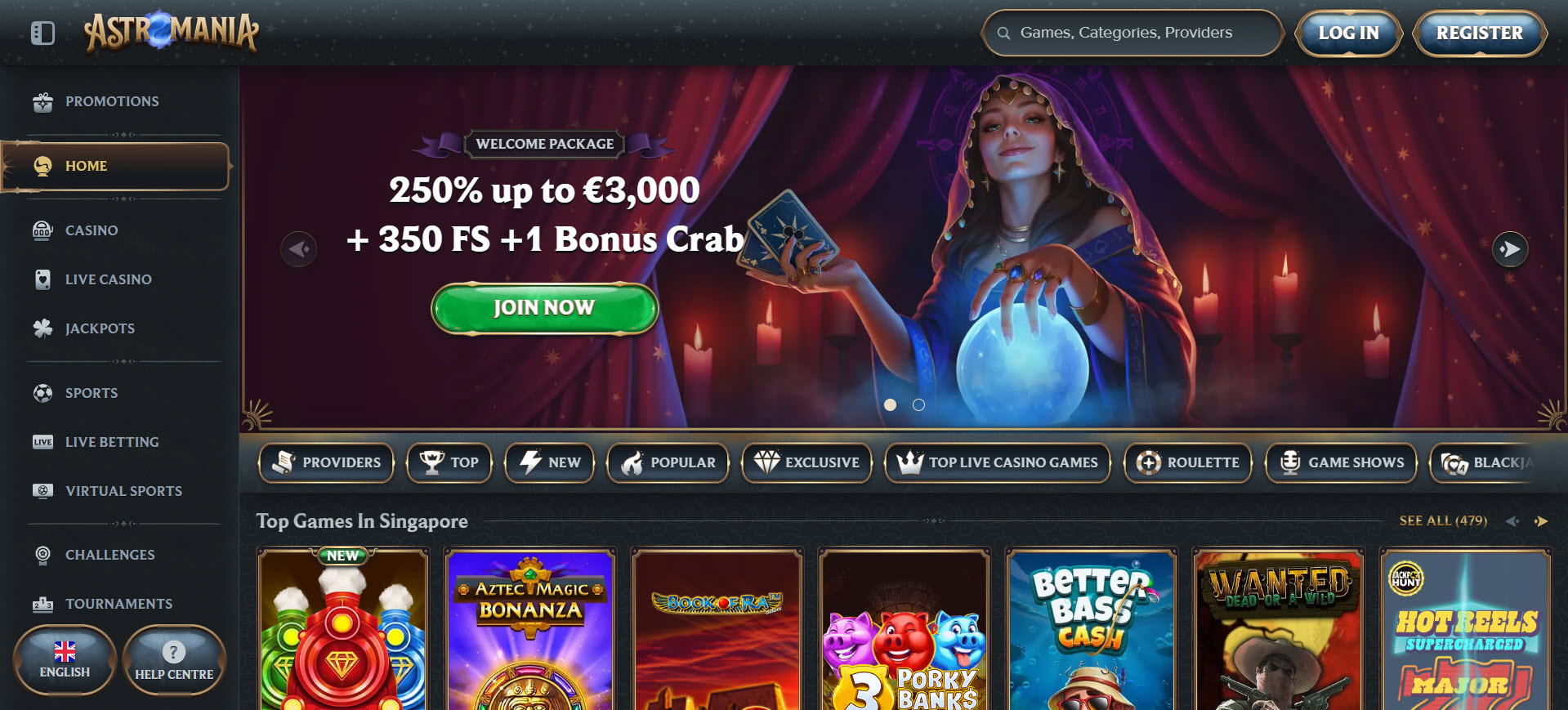 AstroMania Casino