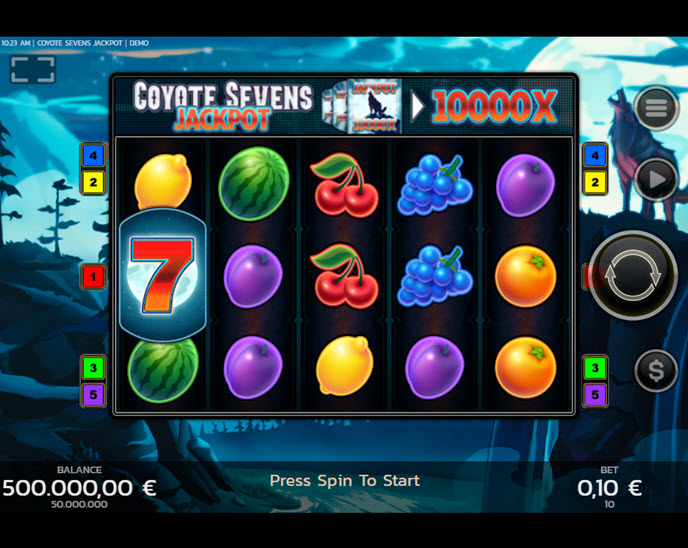 Coyote Sevens Jackpot