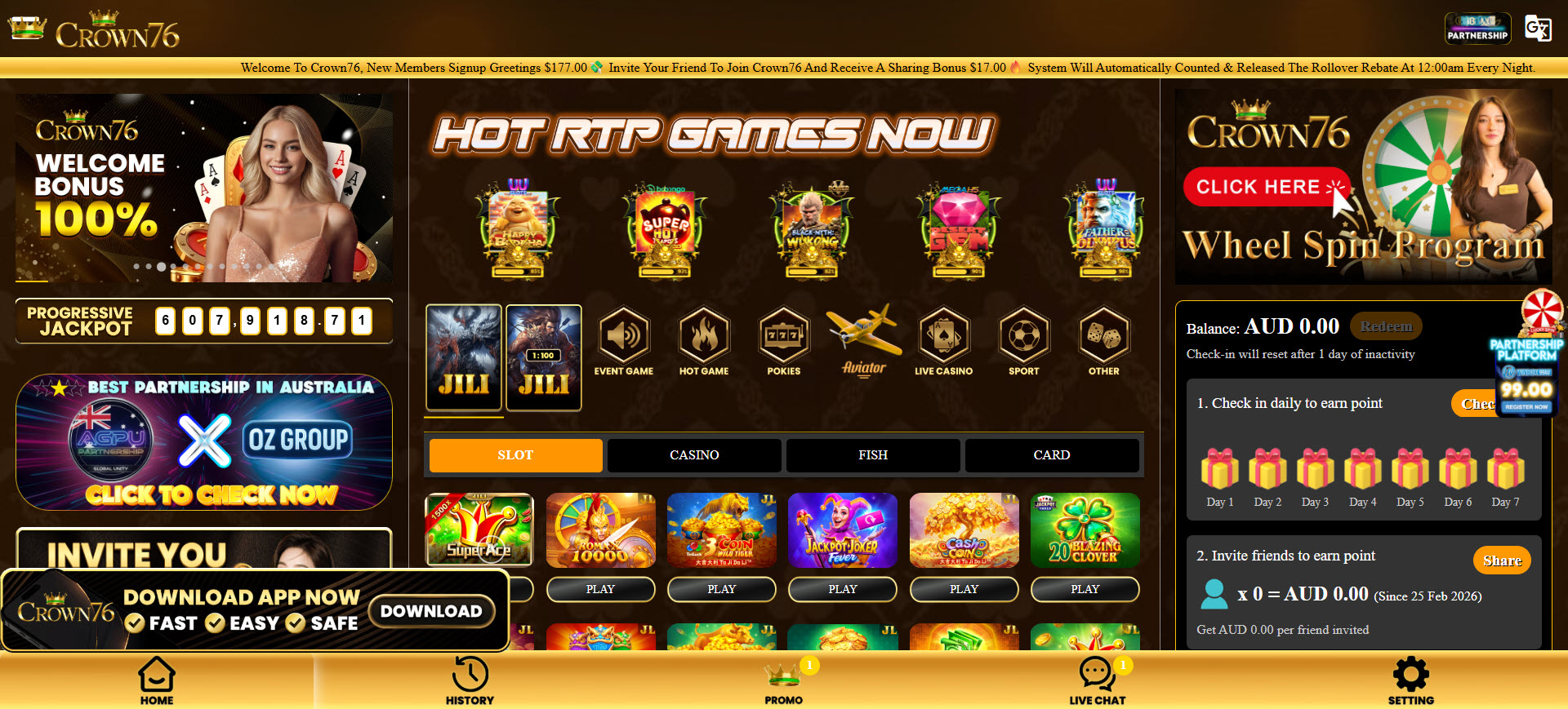 Crown76 Casino
