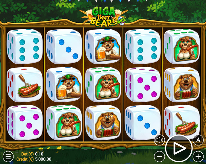 Giga Beer Bears Dice