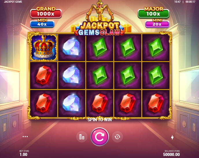 Jackpot Gems Claw