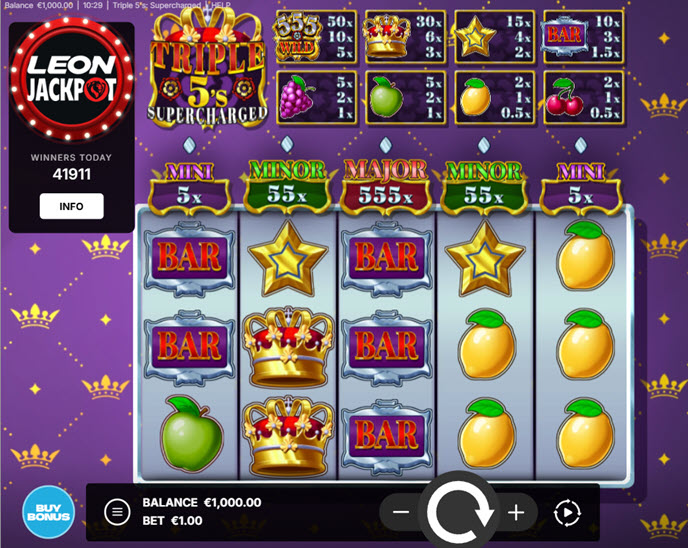 Triple 5's Supercharged