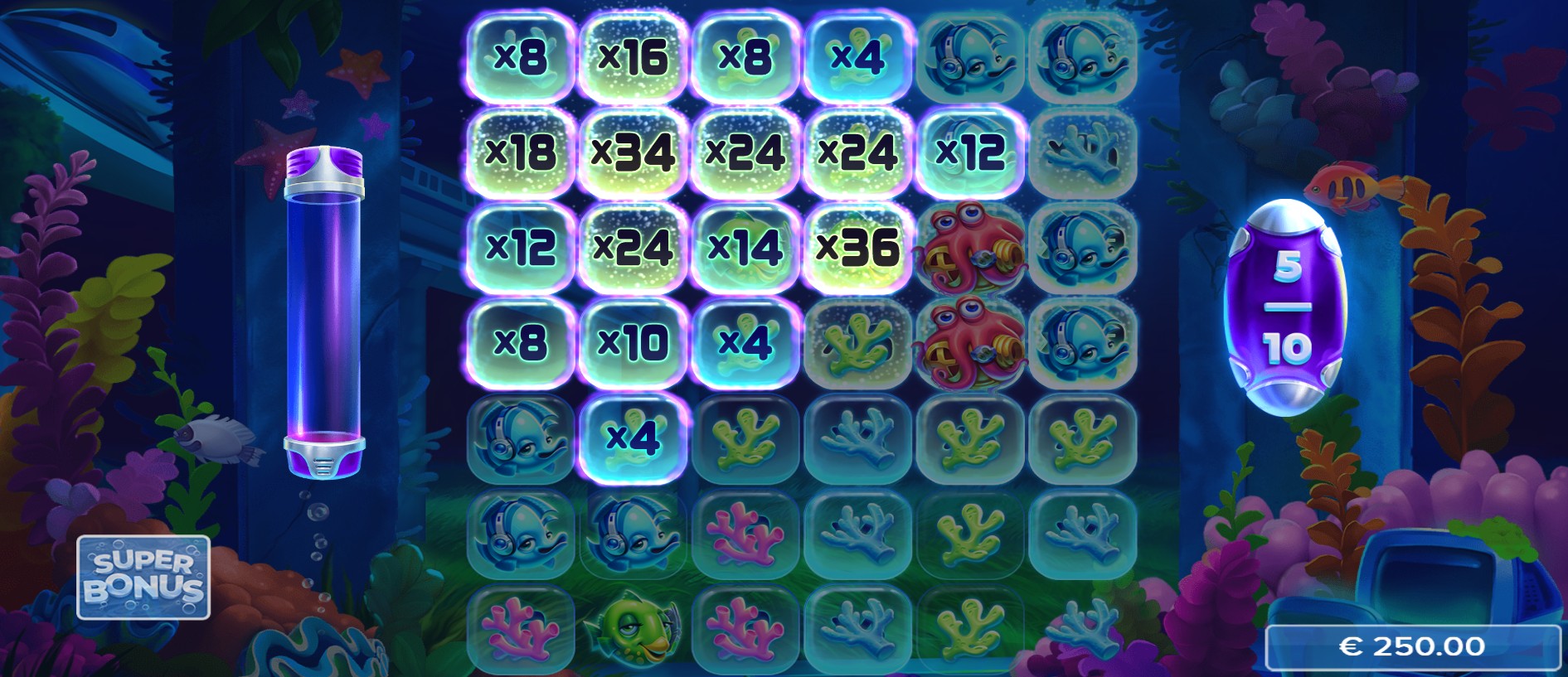 Функционал слота Oxygen 3