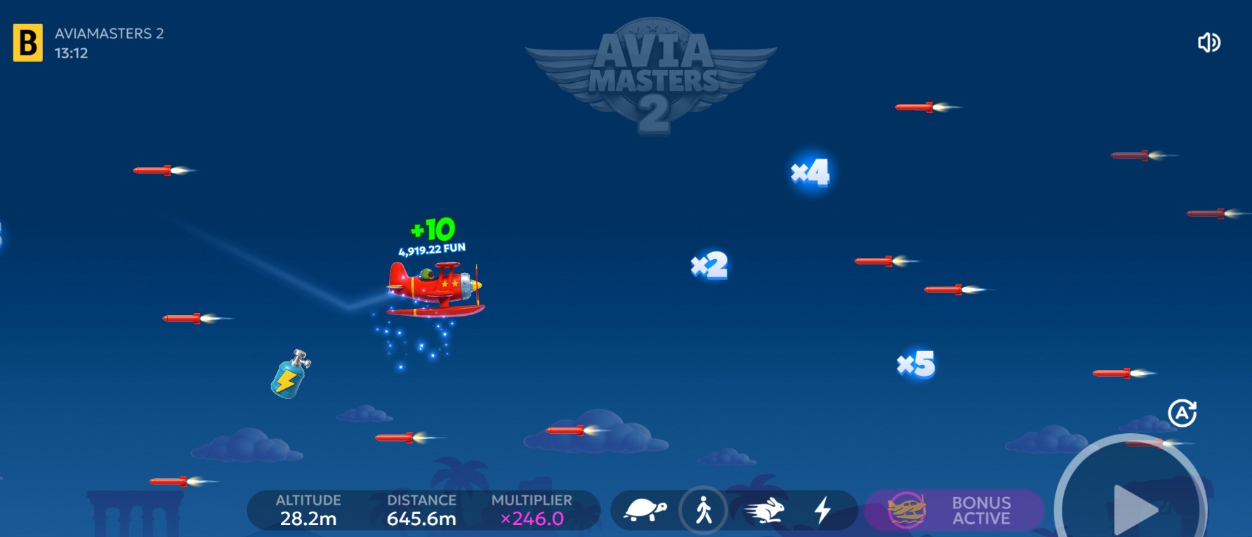 Краш-игра Aviamasters 2