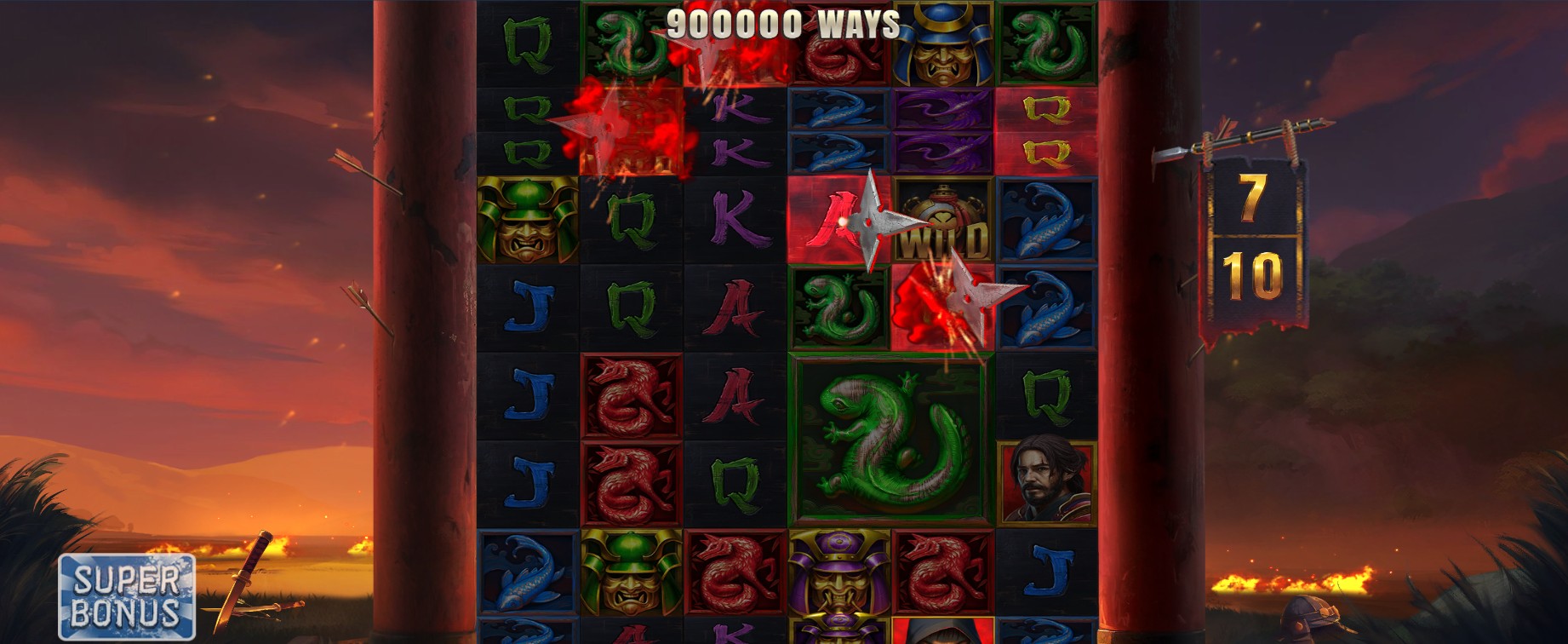 Особенности слота Bushido Gold