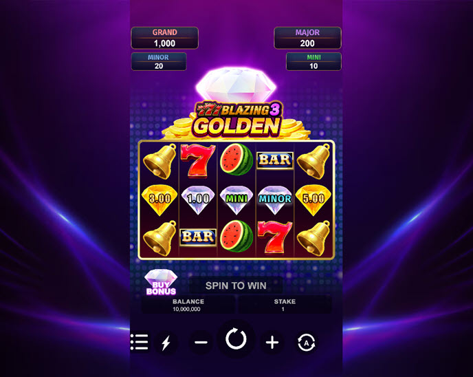 777 Blazing 3 Golden