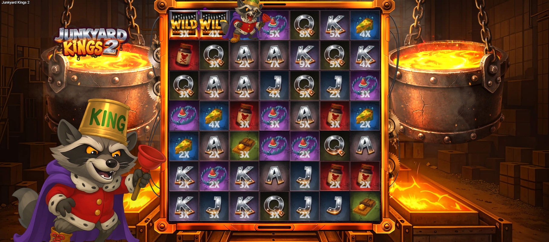 Функции слота Junkyard Kings 2