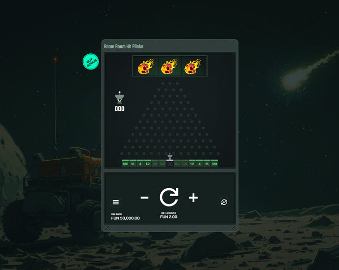 Boom Boom Hit Plinko