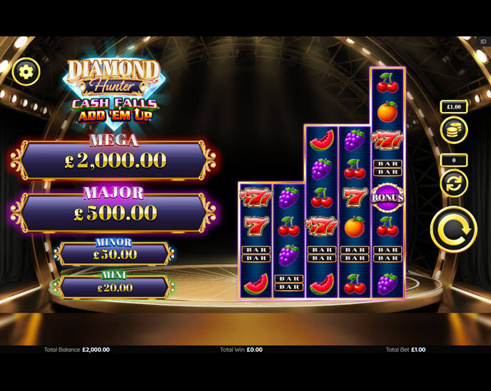 Diamond Hunter Cash Falls