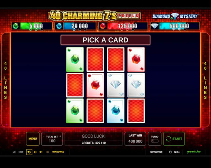 Diamond Mystery - 40 Charming 7's 6reels