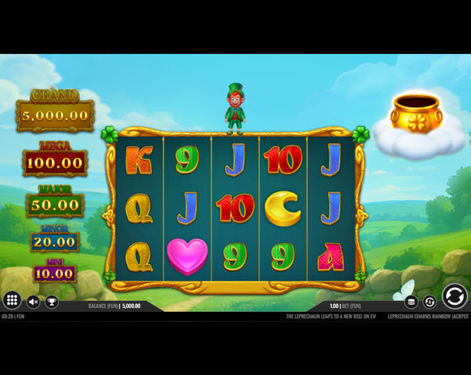 Leprechaun Charms Rainbow Jackpots