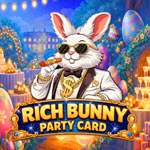 Rich Bunny Party Card