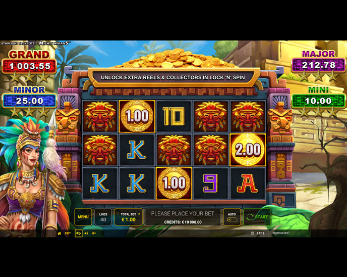 Starlight Jackpots Mighty Mayans