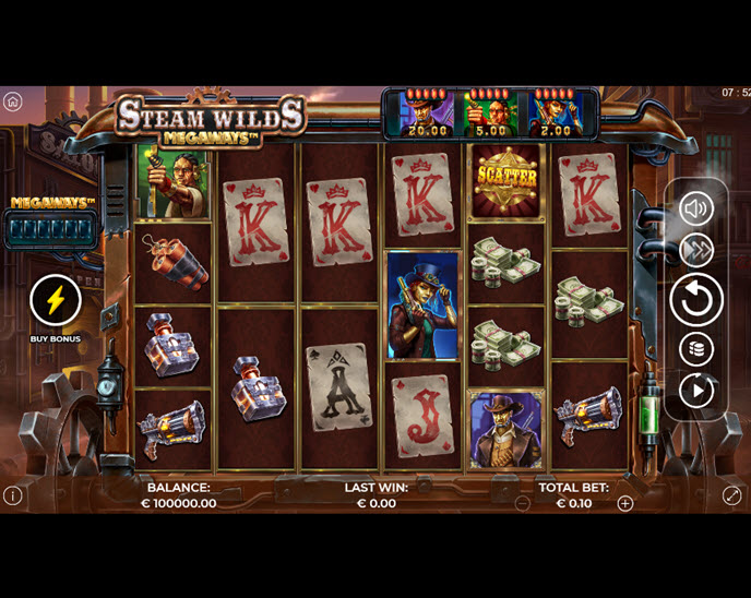 Steam Wilds Megaways