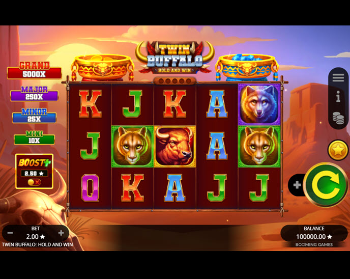 Twin Buffalo: Hold & Win