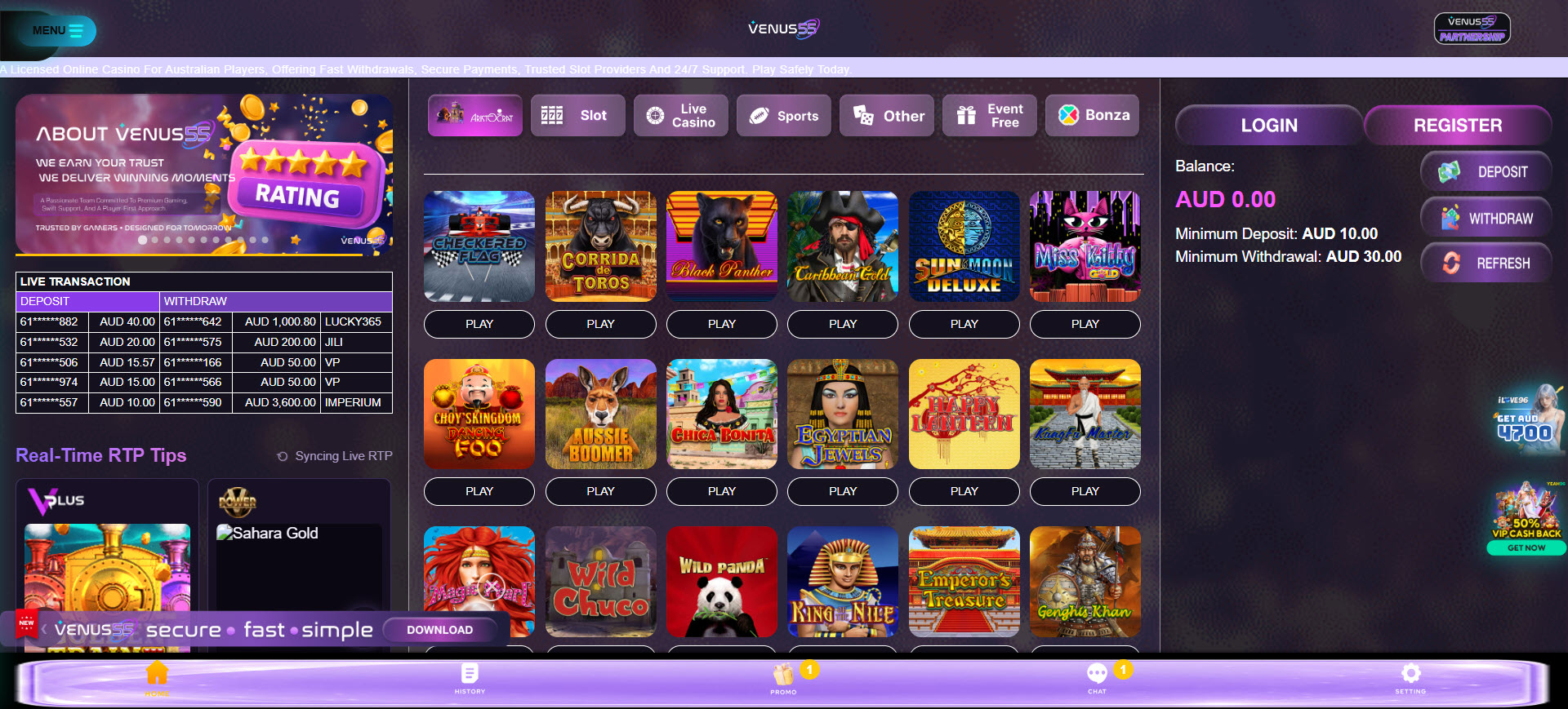 Venus55 Casino