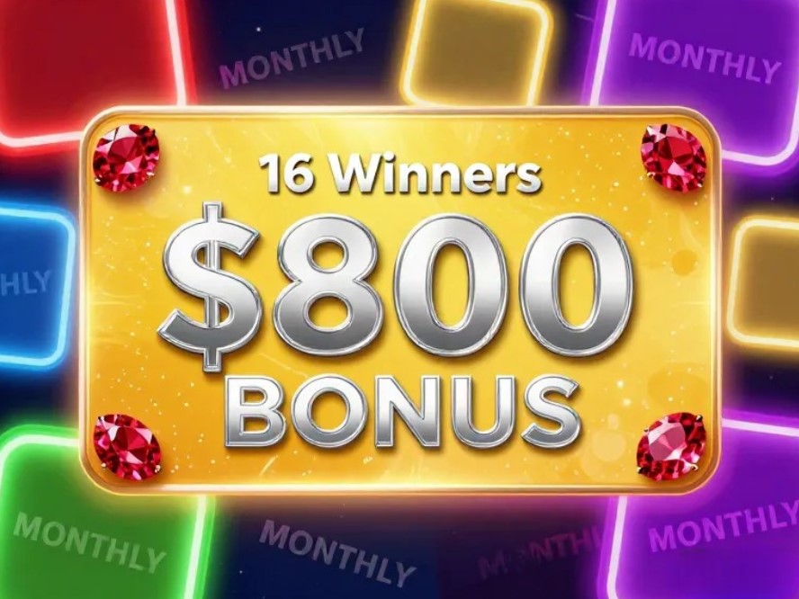 Розыгрыш 800 USD от Coins Game Casino для комьюнити 4LUCK