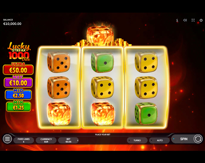 Lucky Streak 1000 Dice