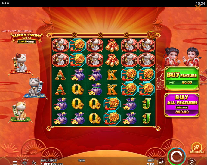 Lucky Twins Wilds Link & Merge