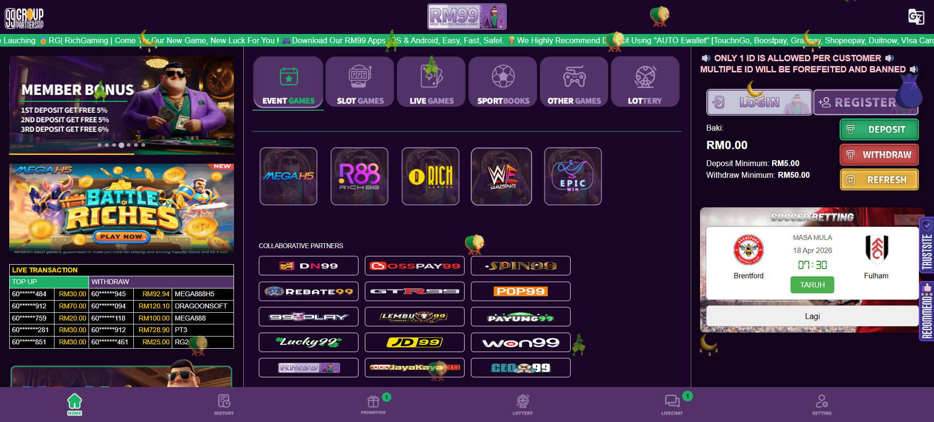 RM99 Casino