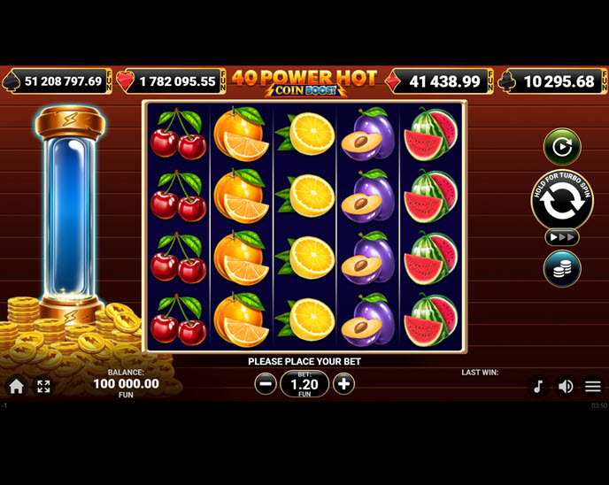 40 Power Hot Coin Boost