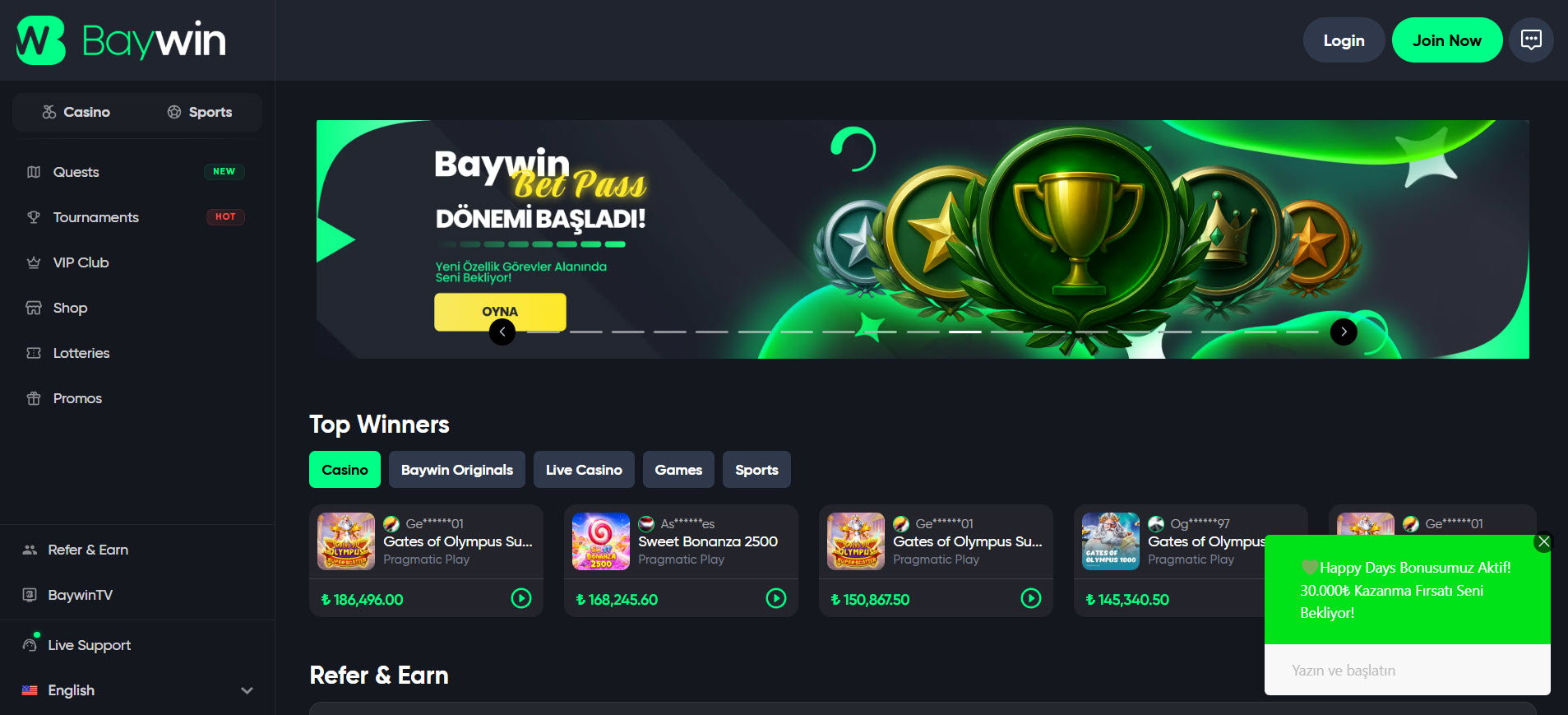 BayWin Casino