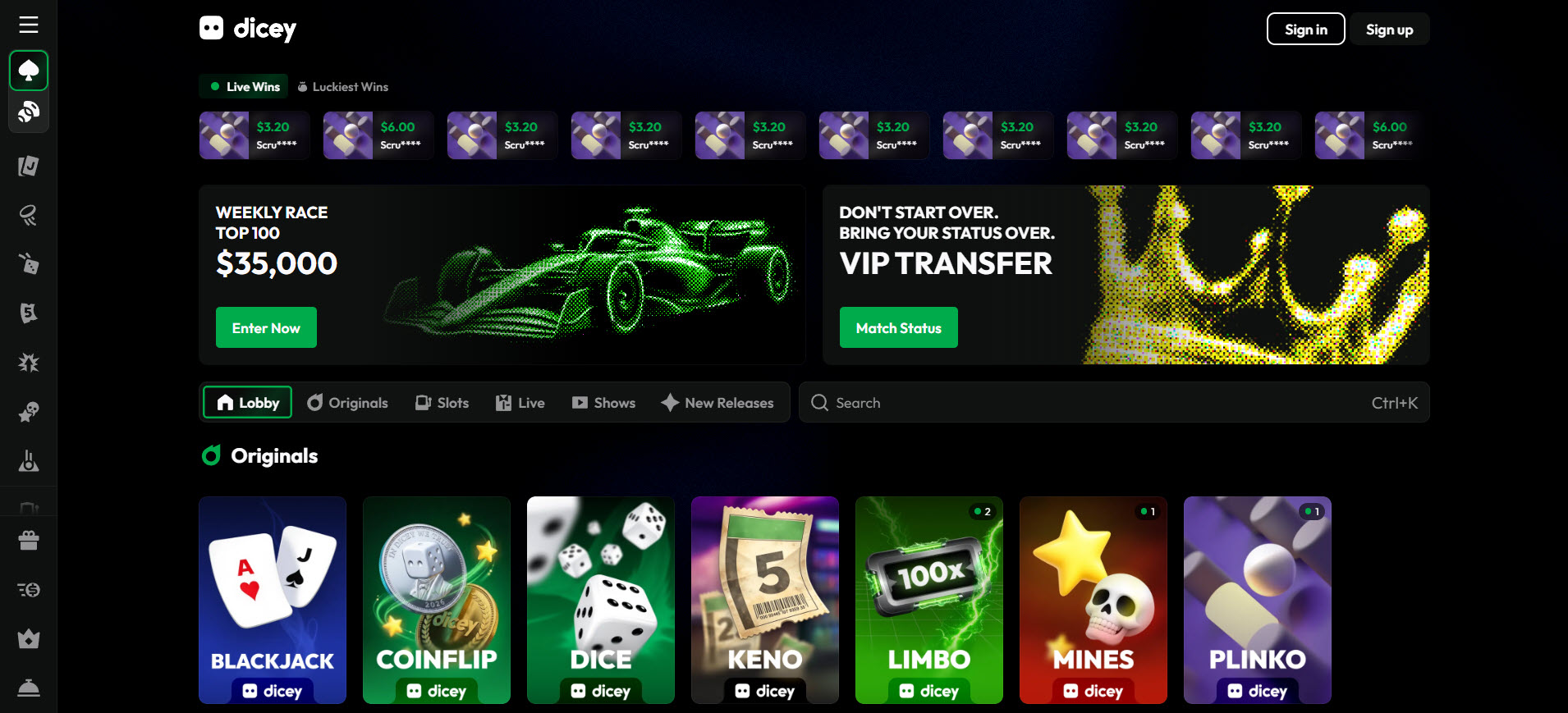 Dicey Casino