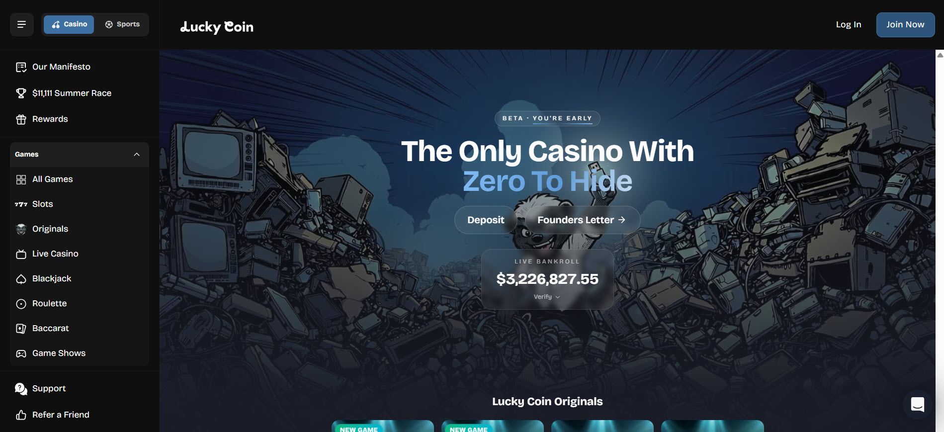 LuckyCoin Casino