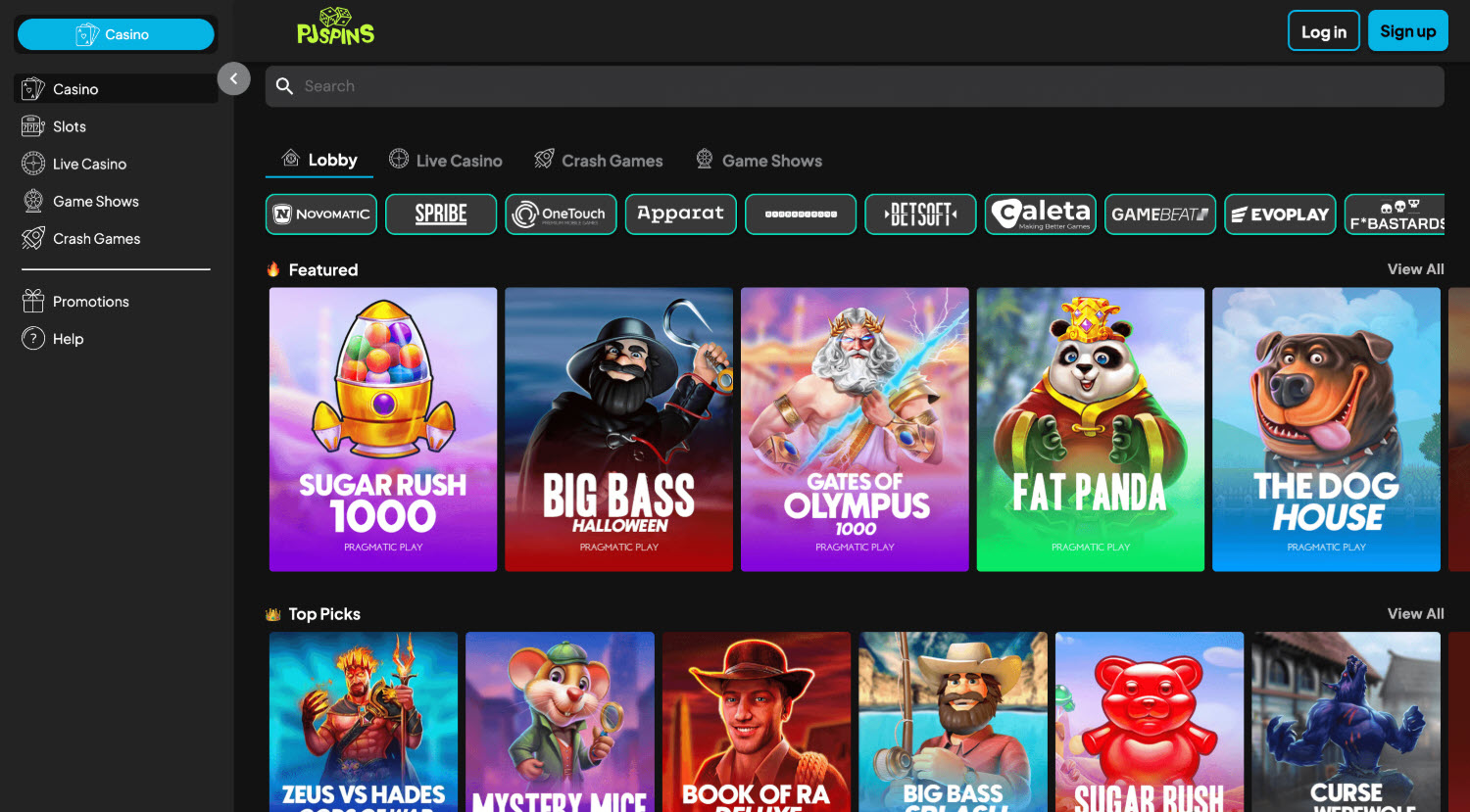 PJSpins Casino