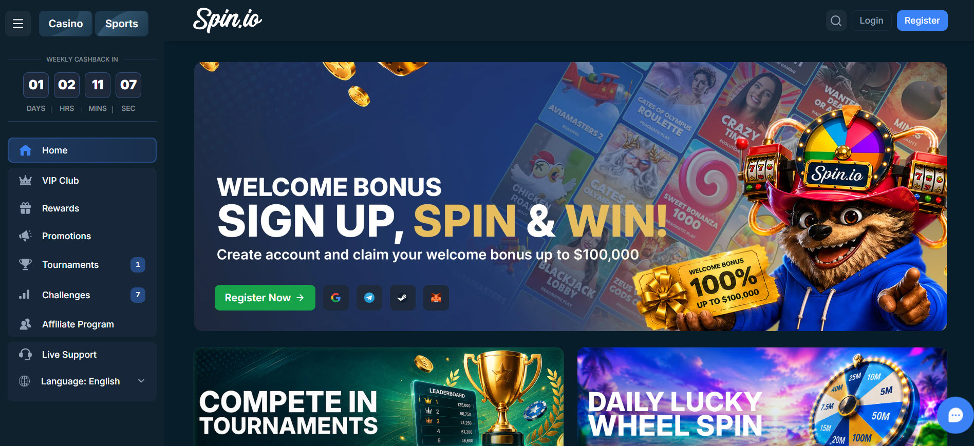 Spin.io Casino