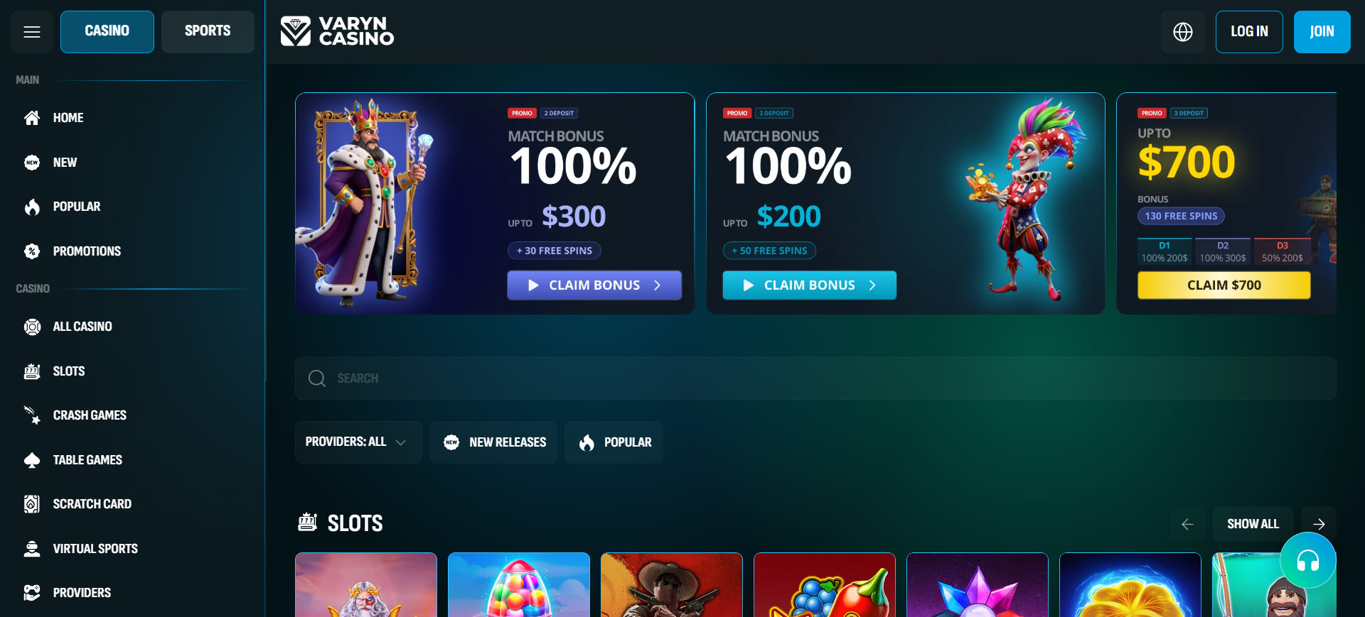 Varynbet Casino