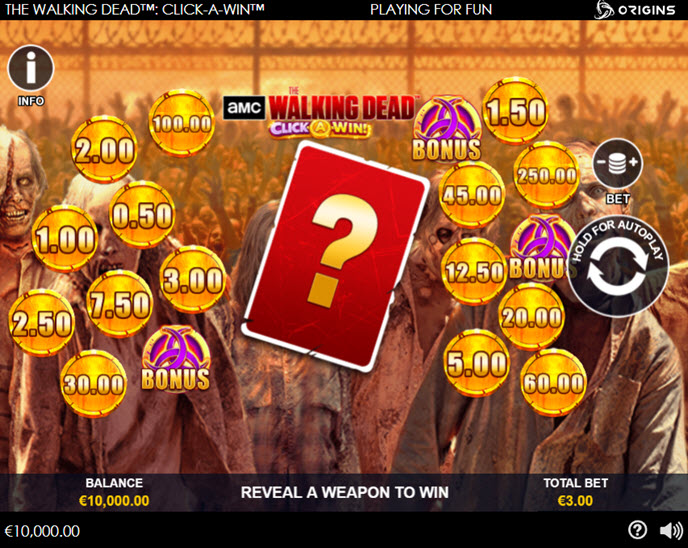 Walking Dead Click & Win