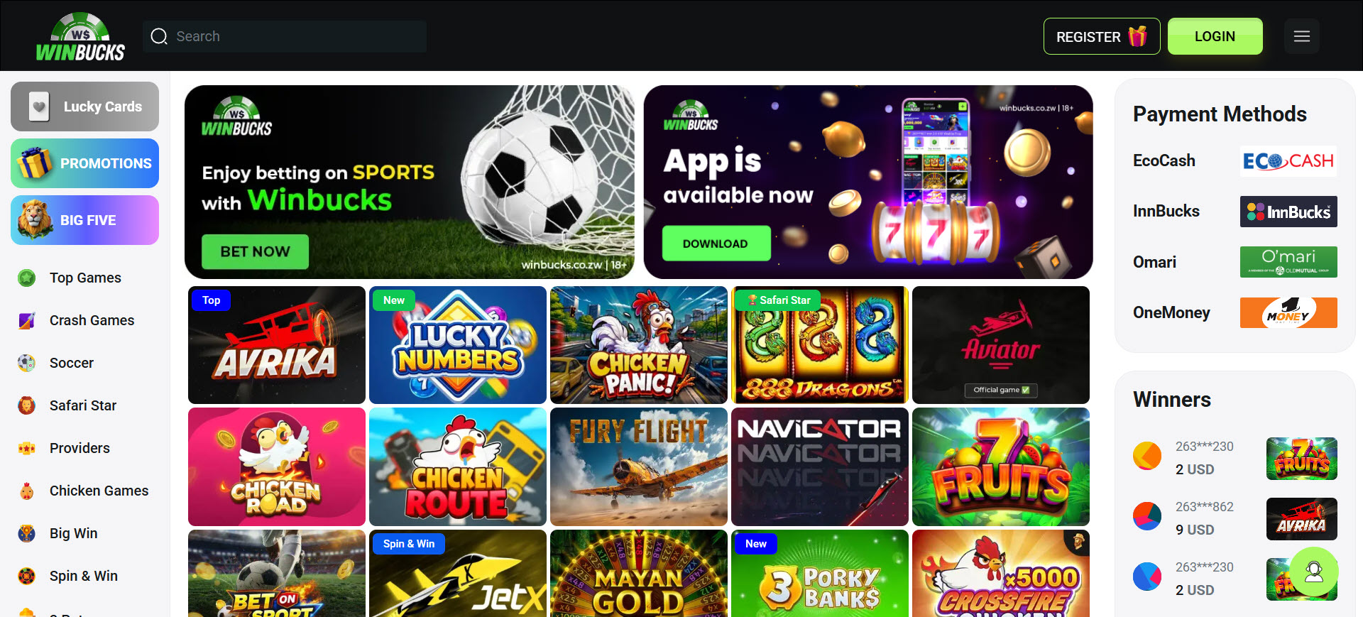 Winbucks Casino
