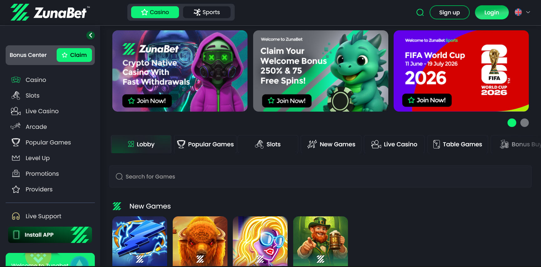 ZunaBet Casino