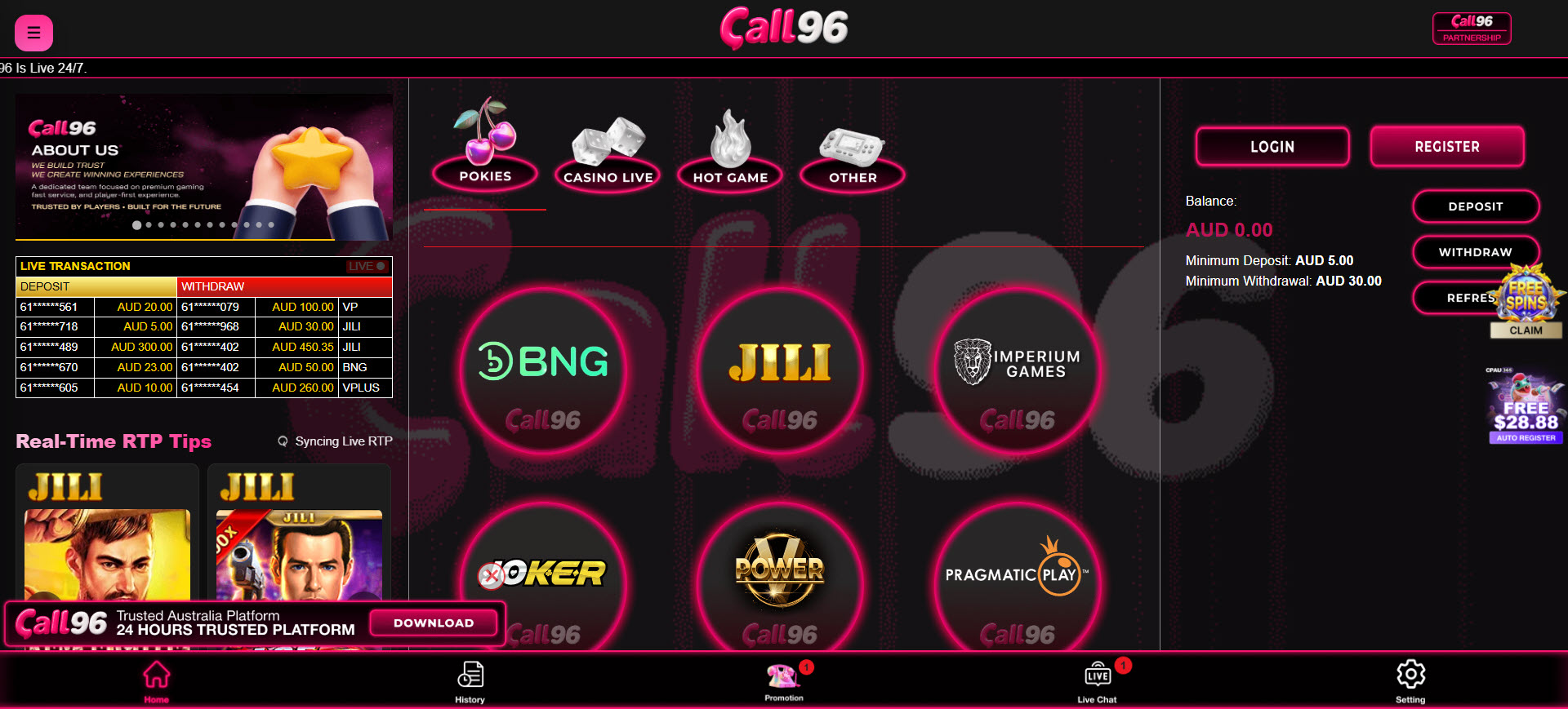 Call96 Casino
