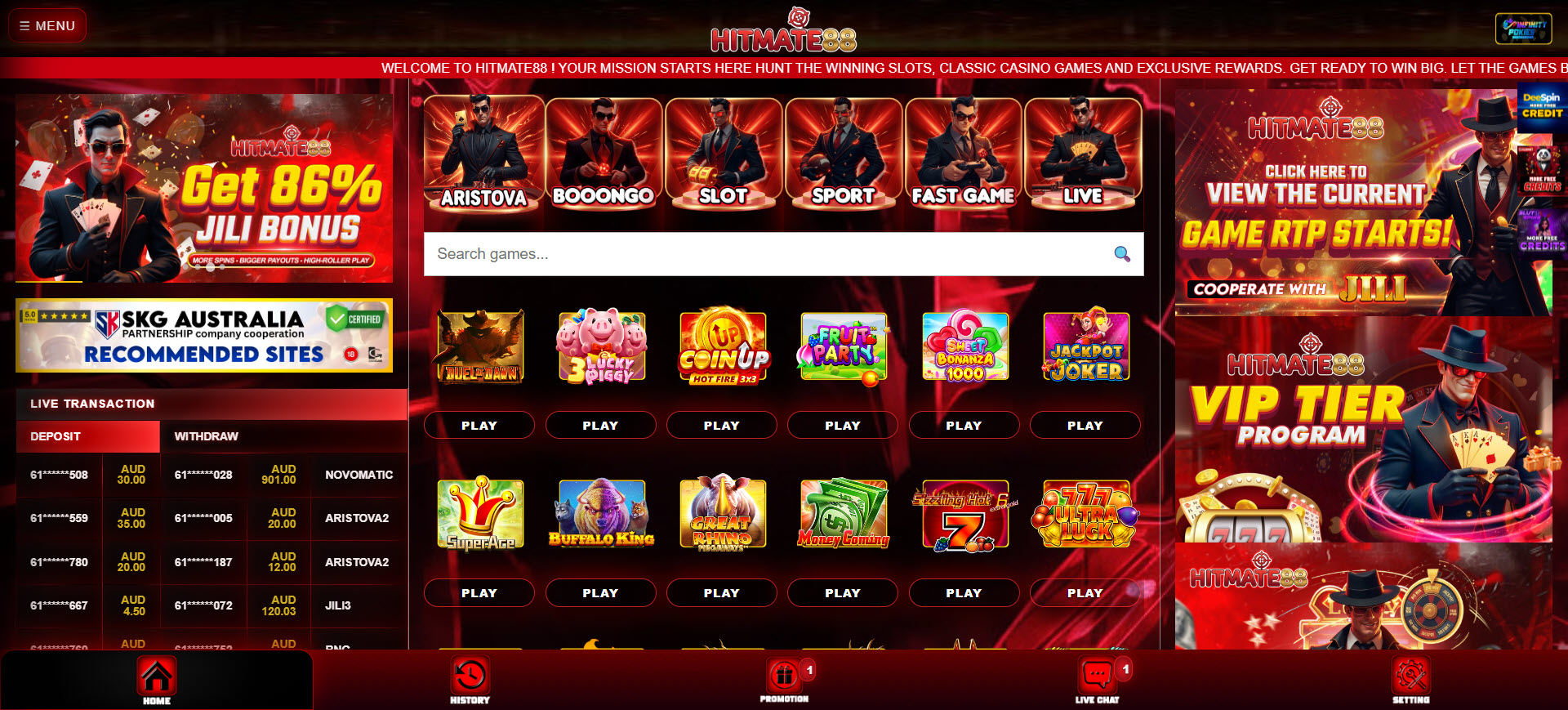 Hitmate88 Casino