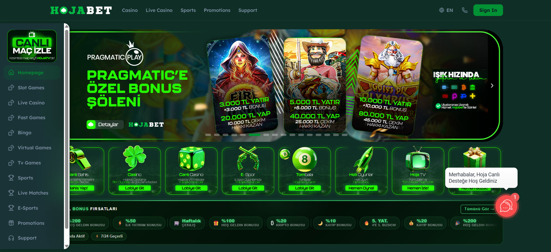 Hojabet Casino