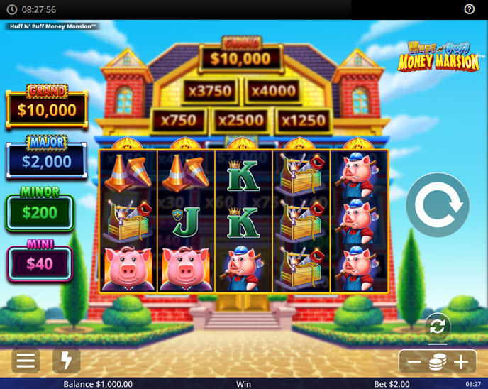 Huff N' Puff Money Mansion