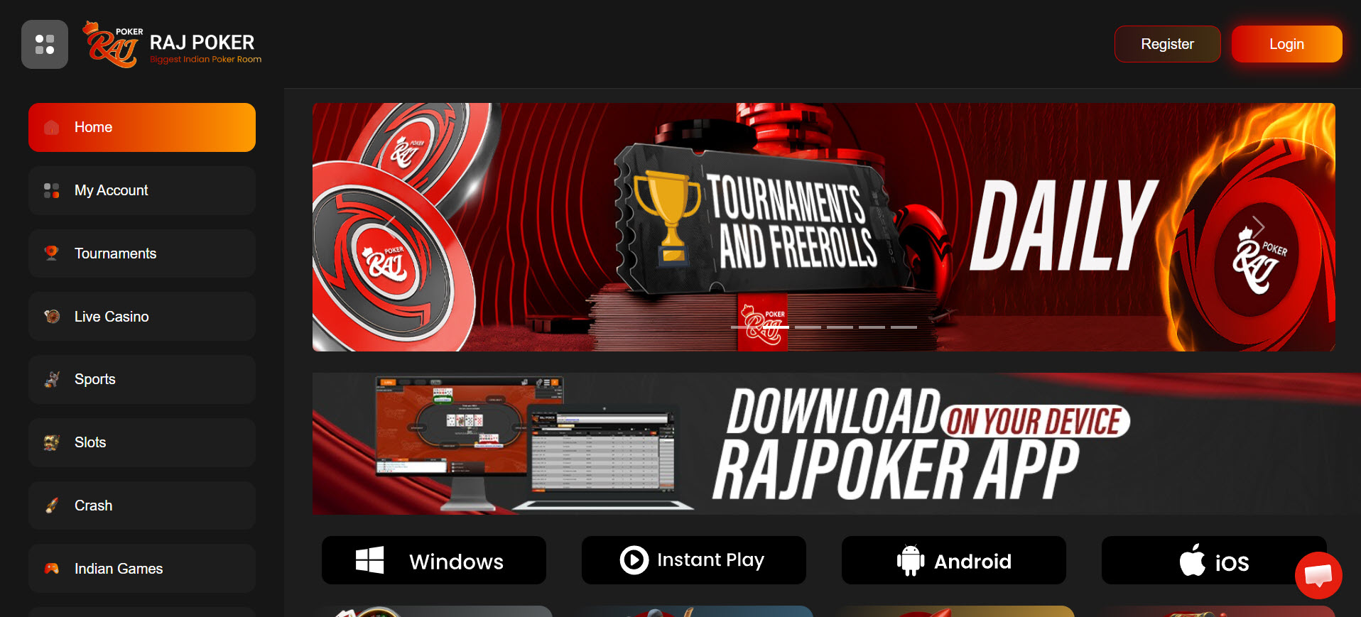 RajPoker Casino