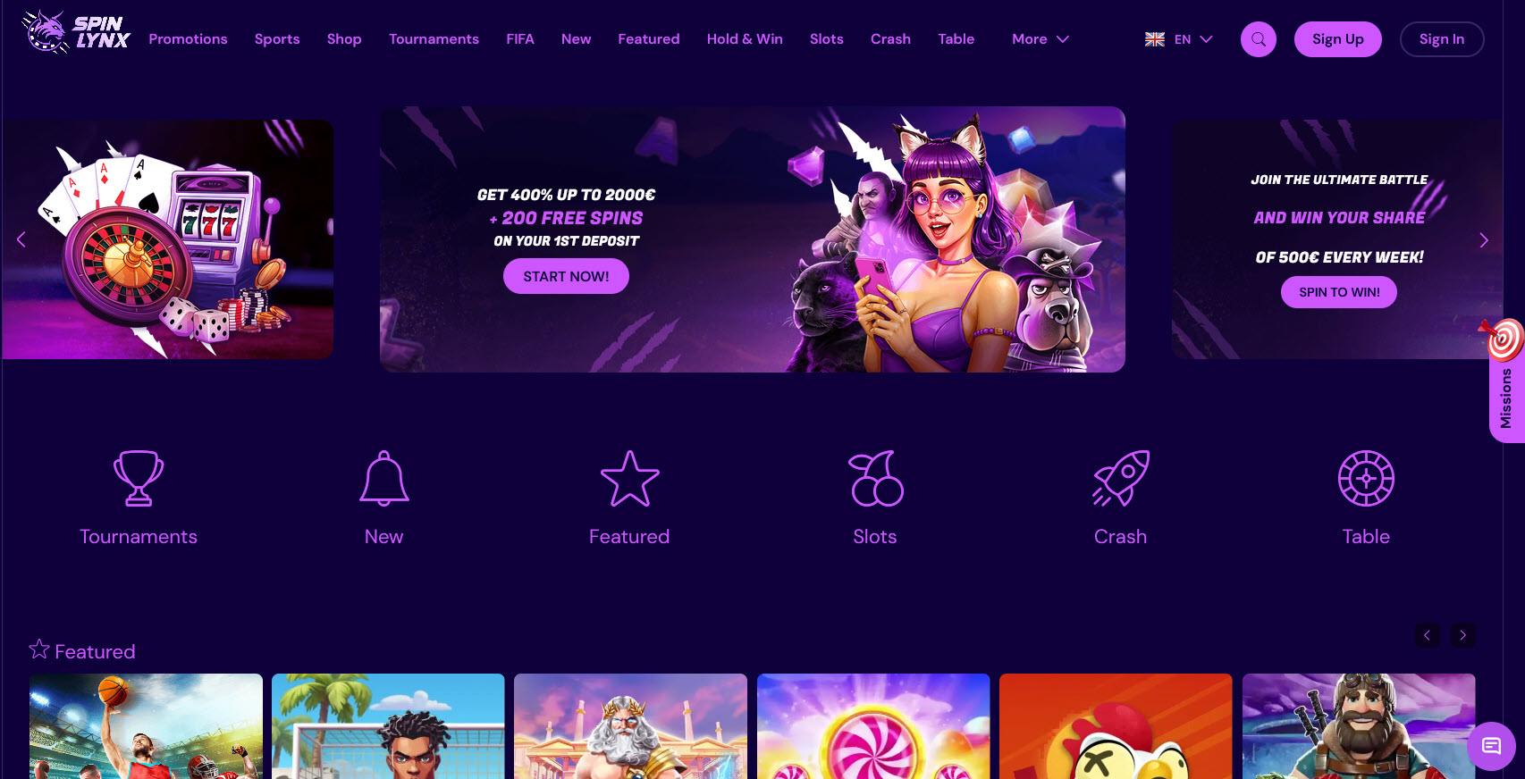 Spinlynx Casino